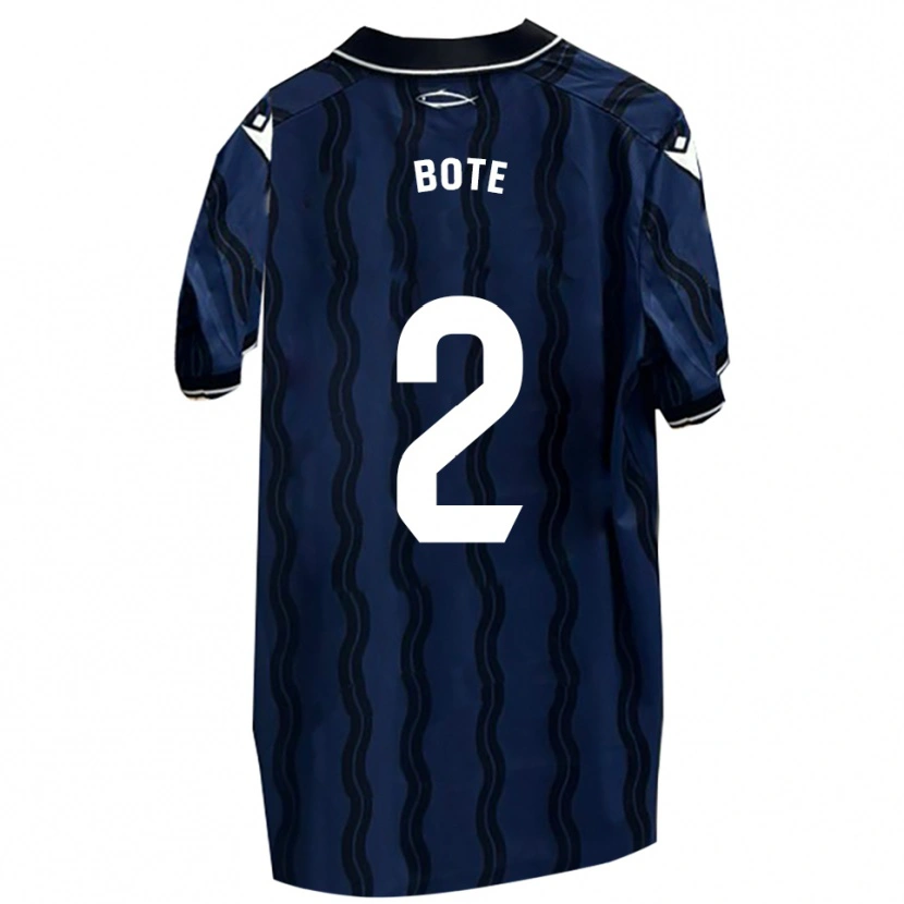 Danxen Kinder Jorge Bote #2 Dunkelblau Schwarz Auswärtstrikot Trikot 2025/26 T-Shirt Schweiz