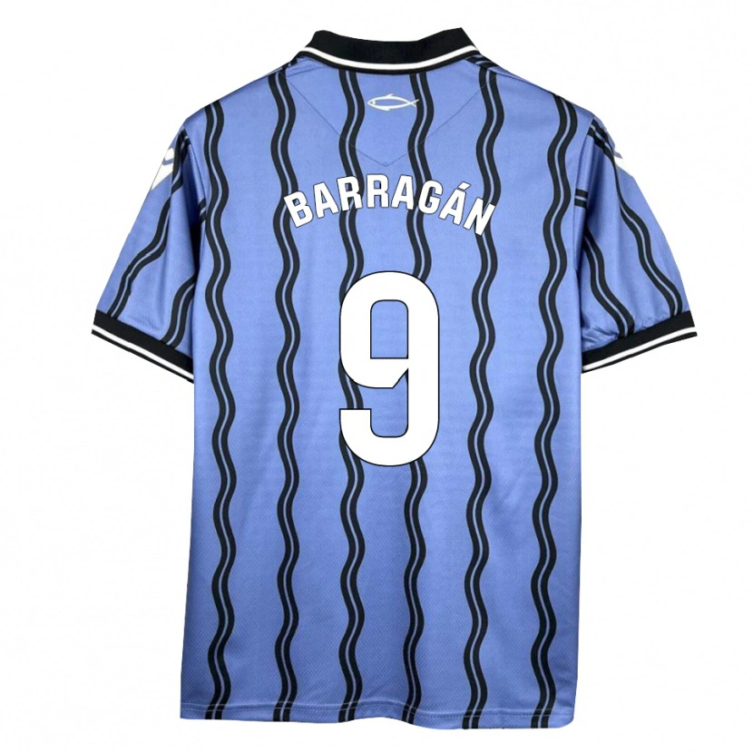 Danxen Kinder Juan Barragán #9 Dunkelblau Schwarz Auswärtstrikot Trikot 2025/26 T-Shirt Schweiz