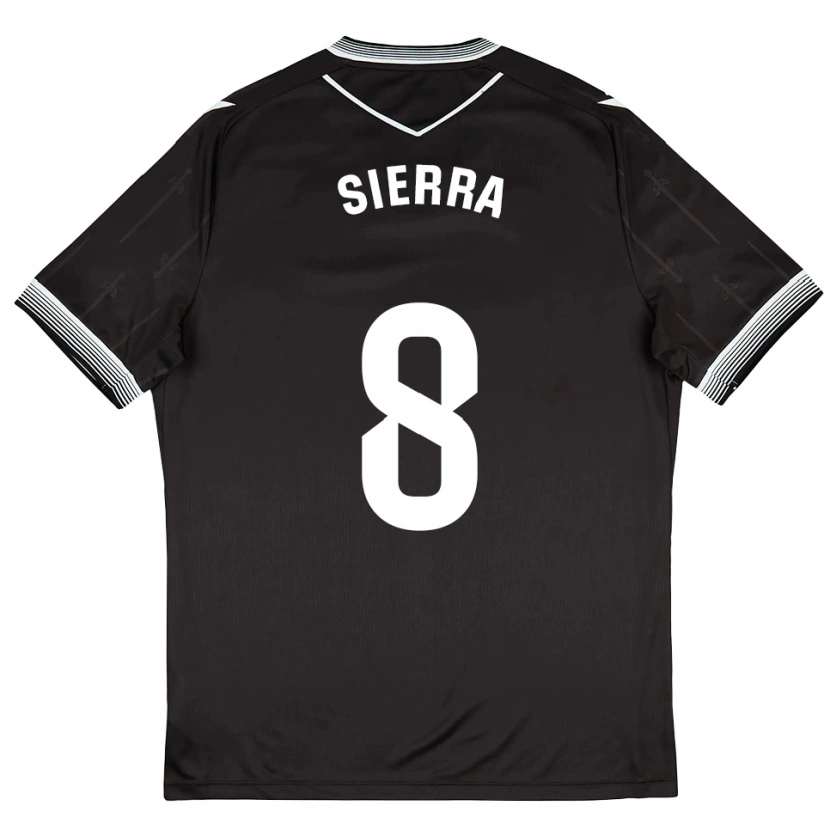 Danxen Kinder Grego Sierra #8 Schwarz Weiß Auswärtstrikot Trikot 2025/26 T-Shirt Schweiz