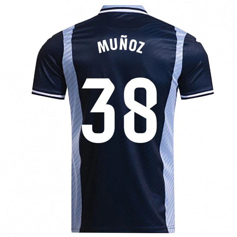 Danxen Kinder Pablo Muñoz #38 Marine Himmelblau Auswärtstrikot Trikot 2025/26 T-Shirt Schweiz