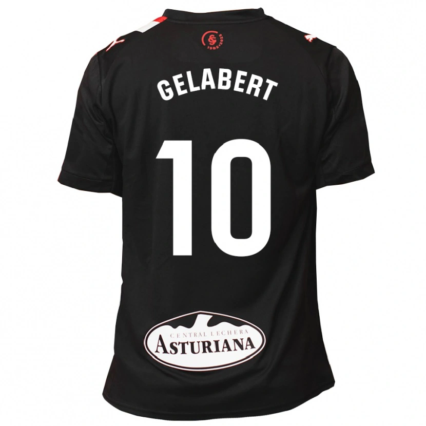 Danxen Kinder César Gelabert #10 Schwarz Weiß Auswärtstrikot Trikot 2025/26 T-Shirt Schweiz