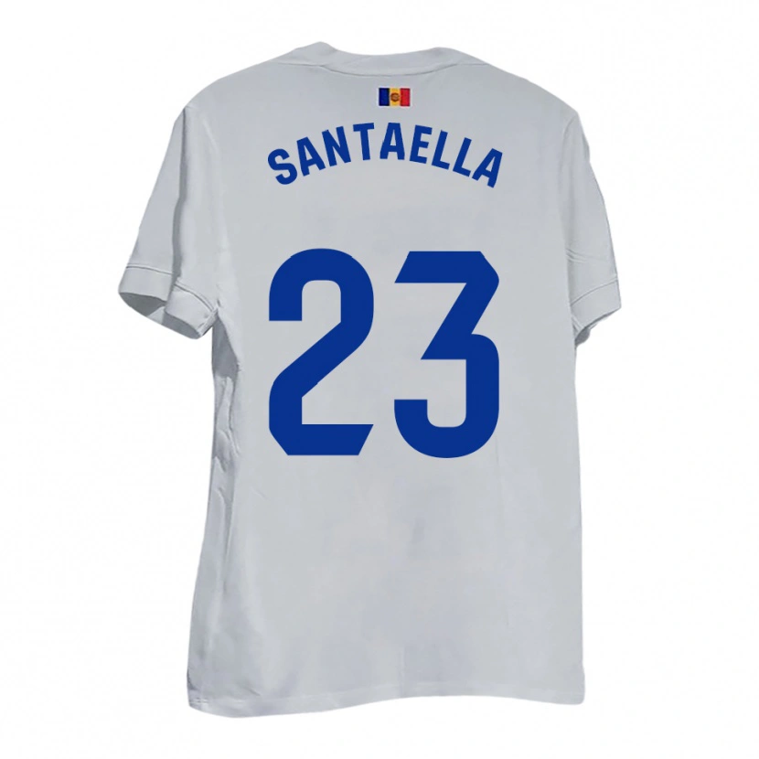 Danxen Kinder Yedid Santaella #23 Weiß Blau Gelb Auswärtstrikot Trikot 2025/26 T-Shirt Schweiz