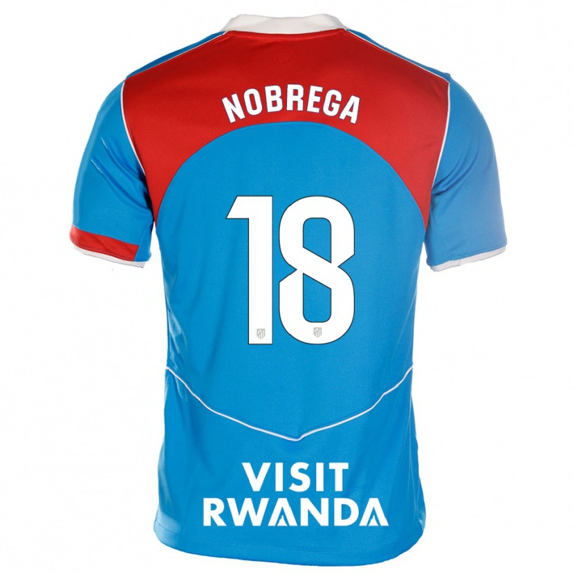 Danxen Kinder Abraham Nobrega #18 Blau Weiß Ausweichtrikot Trikot 2025/26 T-Shirt Schweiz