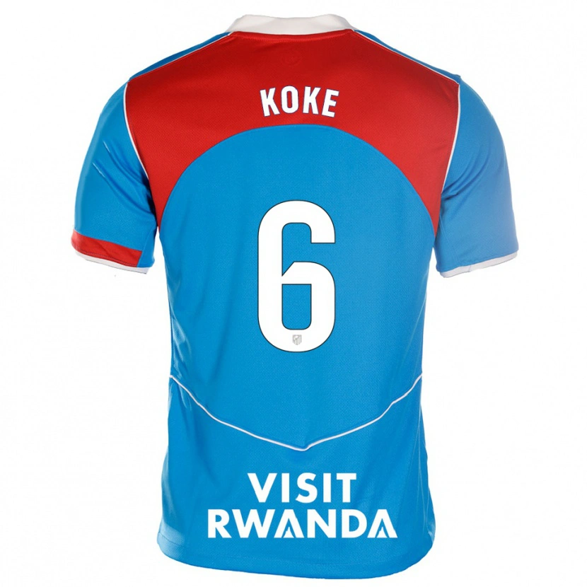 Danxen Kinder Koke #6 Blau Weiß Ausweichtrikot Trikot 2025/26 T-Shirt Schweiz