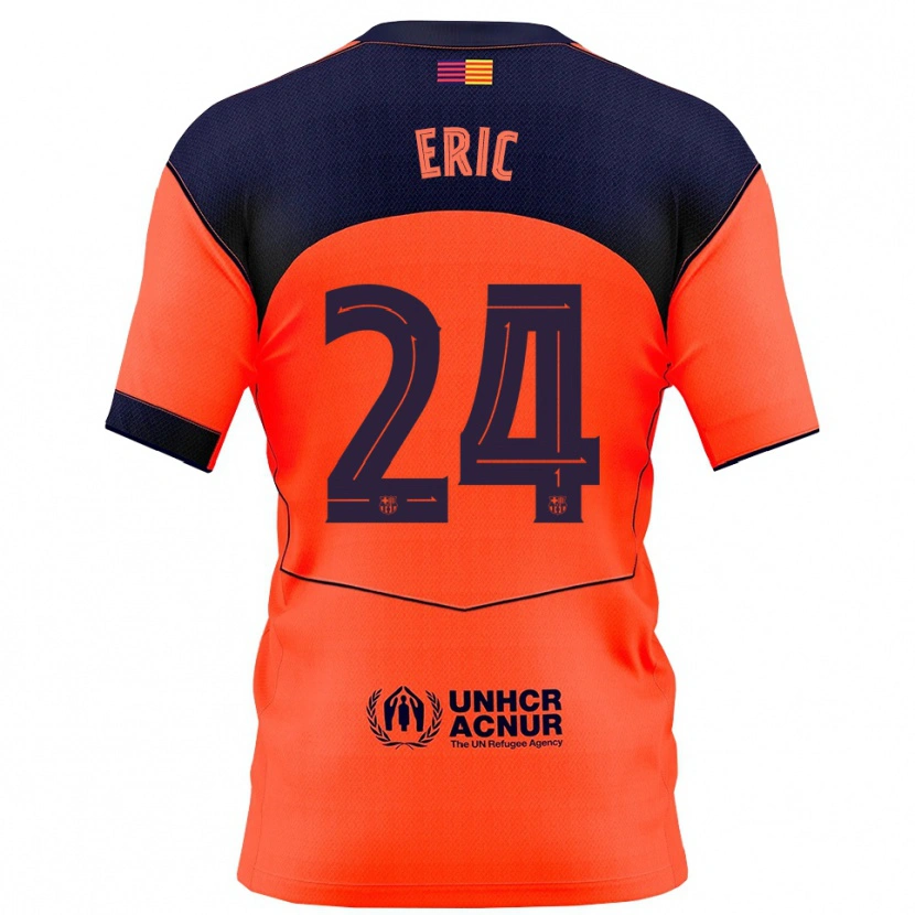 Danxen Kinder Eric García #24 Orange Marine Ausweichtrikot Trikot 2025/26 T-Shirt Schweiz