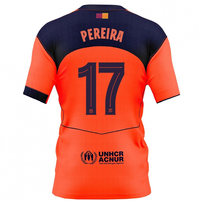Danxen Kinder Andrea Pereira #17 Orange Marine Ausweichtrikot Trikot 2025/26 T-Shirt Schweiz