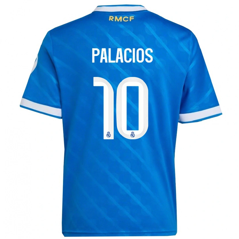 Danxen Kinder César Palacios #10 Blau Weiß Ausweichtrikot Trikot 2025/26 T-Shirt Schweiz