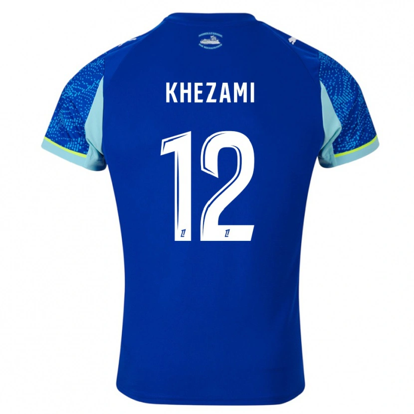 Danxen Kinder Roselène Khezami #12 Himmelblau Weiß Ausweichtrikot Trikot 2025/26 T-Shirt Schweiz