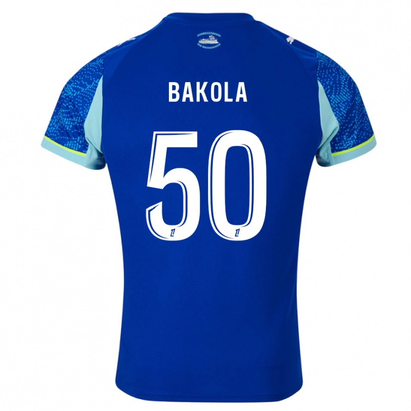 Danxen Kinder Darryl Bakola #50 Himmelblau Weiß Ausweichtrikot Trikot 2025/26 T-Shirt Schweiz
