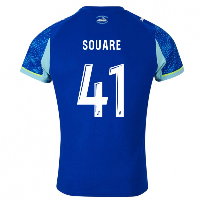 Danxen Kinder Cheick Souare #41 Himmelblau Weiß Ausweichtrikot Trikot 2025/26 T-Shirt Schweiz