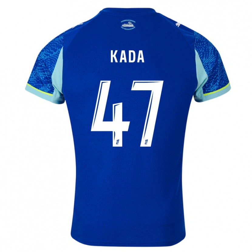 Danxen Kinder Joakim Kada #47 Himmelblau Weiß Ausweichtrikot Trikot 2025/26 T-Shirt Schweiz