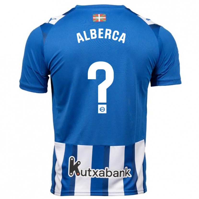 Danxen Herren Iñaki Alberca #0 Blau Weiß Heimtrikot Trikot 2025/26 T-Shirt Schweiz
