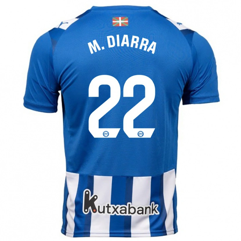 Danxen Herren Moussa Diarra #22 Blau Weiß Heimtrikot Trikot 2025/26 T-Shirt Schweiz