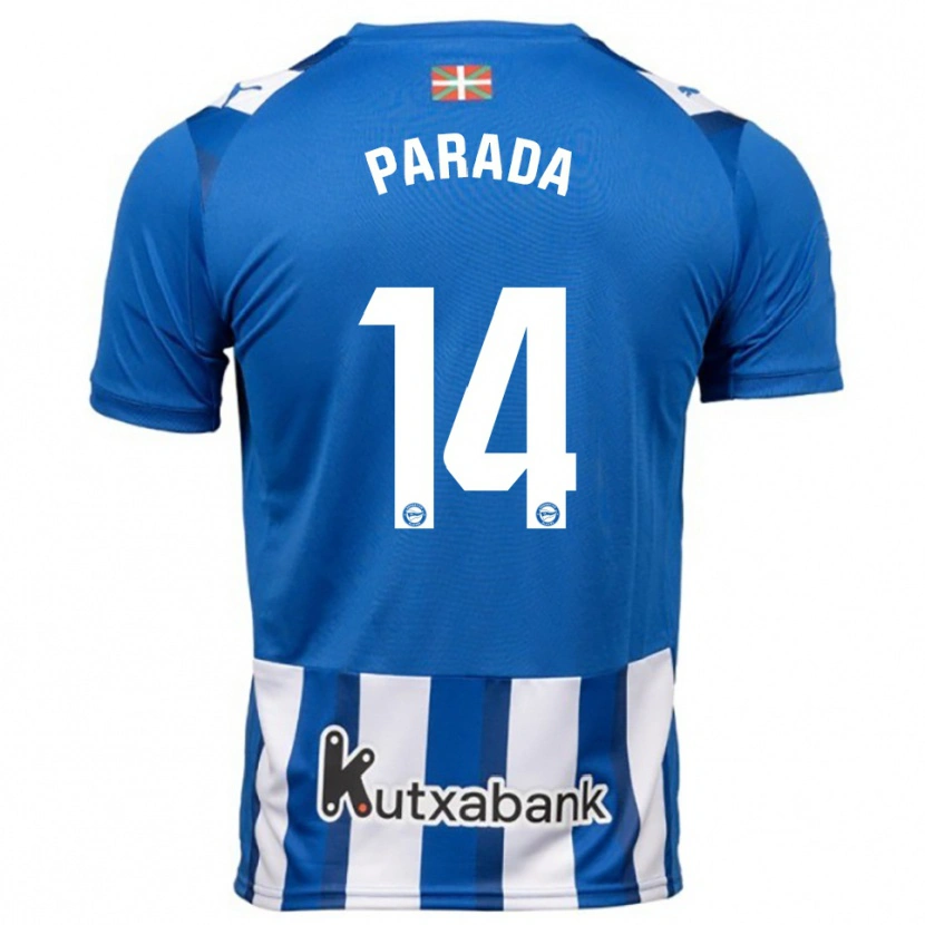Danxen Herren Victor Parada #14 Blau Weiß Heimtrikot Trikot 2025/26 T-Shirt Schweiz