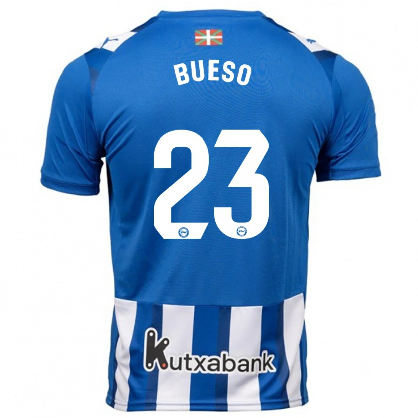 Danxen Herren Alejandro Bueso #23 Blau Weiß Heimtrikot Trikot 2025/26 T-Shirt Schweiz