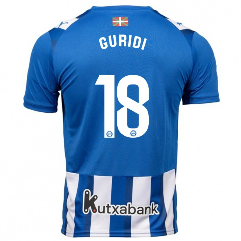 Danxen Herren Jon Guridi #18 Blau Weiß Heimtrikot Trikot 2025/26 T-Shirt Schweiz
