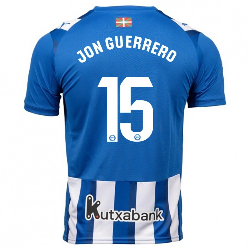Danxen Herren Julen Jon Guerrero #15 Blau Weiß Heimtrikot Trikot 2025/26 T-Shirt Schweiz