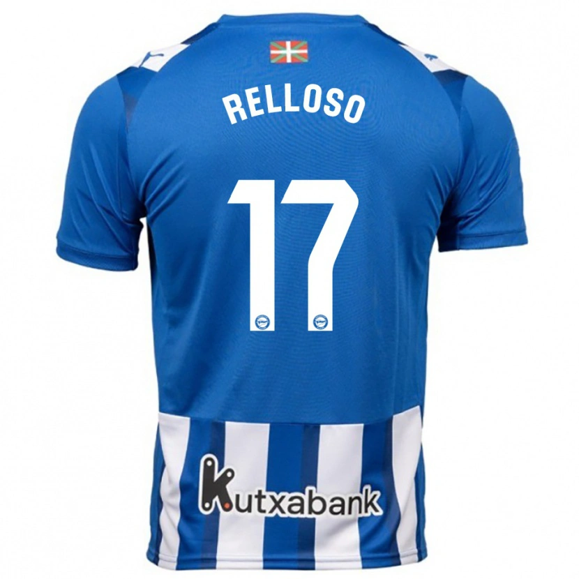 Danxen Herren Mikel Relloso #17 Blau Weiß Heimtrikot Trikot 2025/26 T-Shirt Schweiz