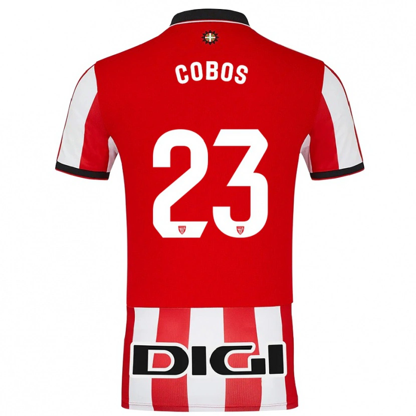Danxen Herren Alain Cobos #23 Rot Weiß Heimtrikot Trikot 2025/26 T-Shirt Schweiz