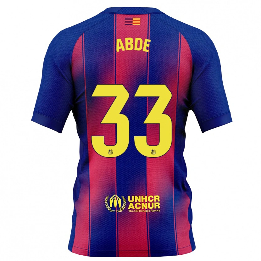 Danxen Herren Ez Abde #33 Blau Rot Heimtrikot Trikot 2025/26 T-Shirt Schweiz