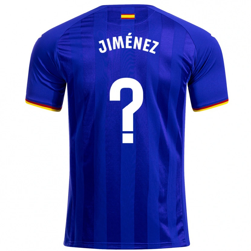 Danxen Herren Javier Jiménez #0 Blau Rot Gelb Heimtrikot Trikot 2025/26 T-Shirt Schweiz