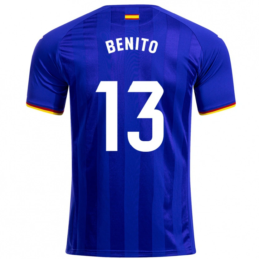 Danxen Herren Jorge Benito #13 Blau Rot Gelb Heimtrikot Trikot 2025/26 T-Shirt Schweiz