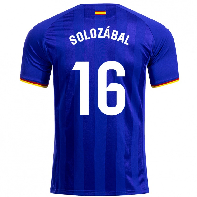 Danxen Herren Hugo Solozábal #16 Blau Rot Gelb Heimtrikot Trikot 2025/26 T-Shirt Schweiz