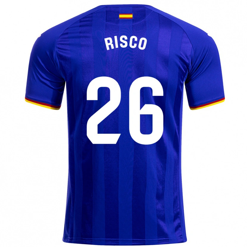 Danxen Herren Alberto Risco #26 Blau Rot Gelb Heimtrikot Trikot 2025/26 T-Shirt Schweiz
