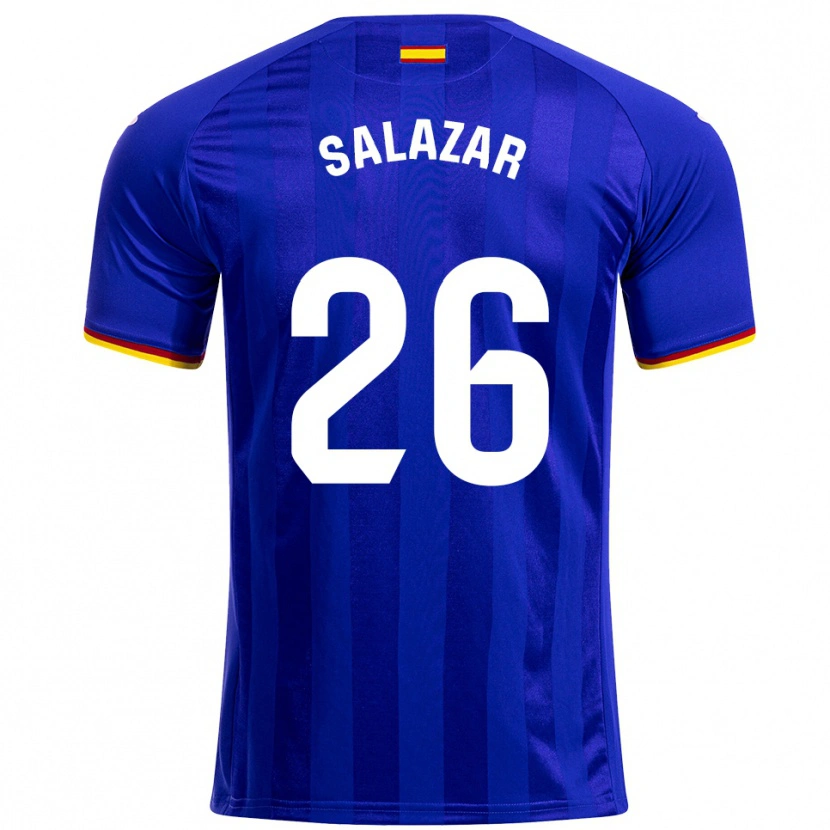 Danxen Herren Sebas Salazar #26 Blau Rot Gelb Heimtrikot Trikot 2025/26 T-Shirt Schweiz