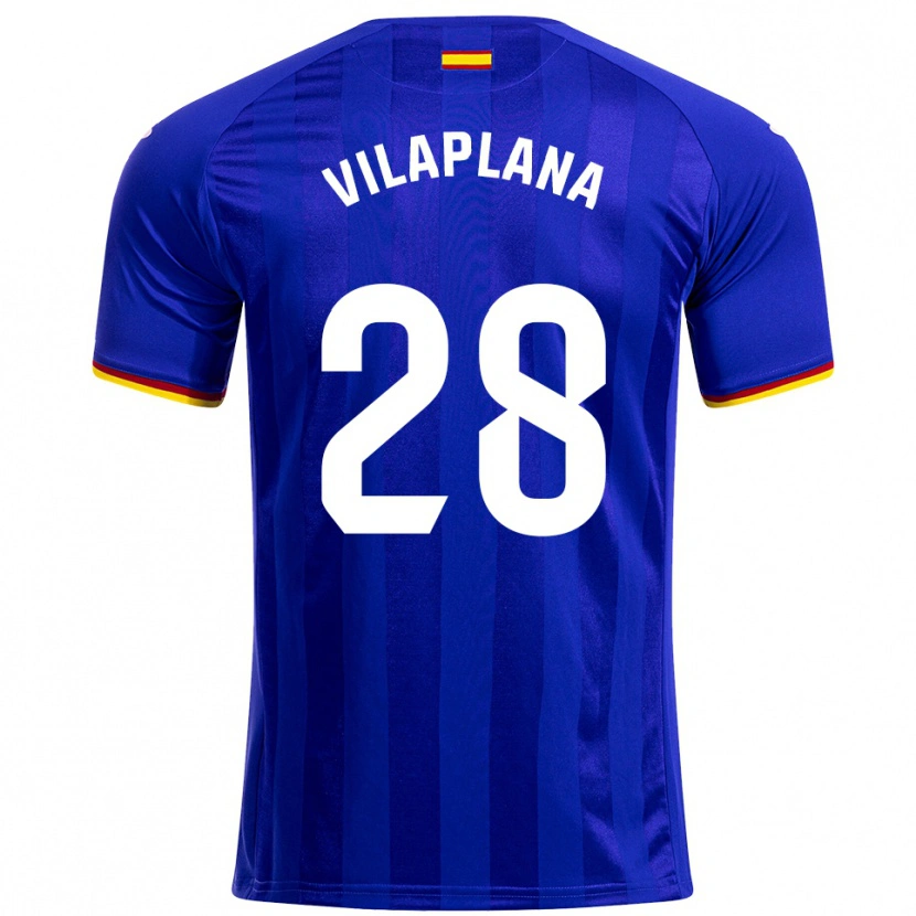Danxen Herren Marc Vilaplana #28 Blau Rot Gelb Heimtrikot Trikot 2025/26 T-Shirt Schweiz