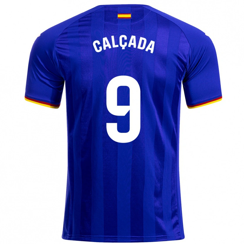 Danxen Herren Gonzalo Calçada #9 Blau Rot Gelb Heimtrikot Trikot 2025/26 T-Shirt Schweiz