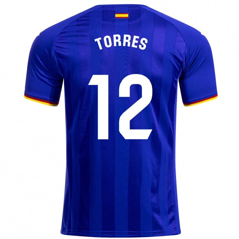 Danxen Herren Rubén Torres #12 Blau Rot Gelb Heimtrikot Trikot 2025/26 T-Shirt Schweiz