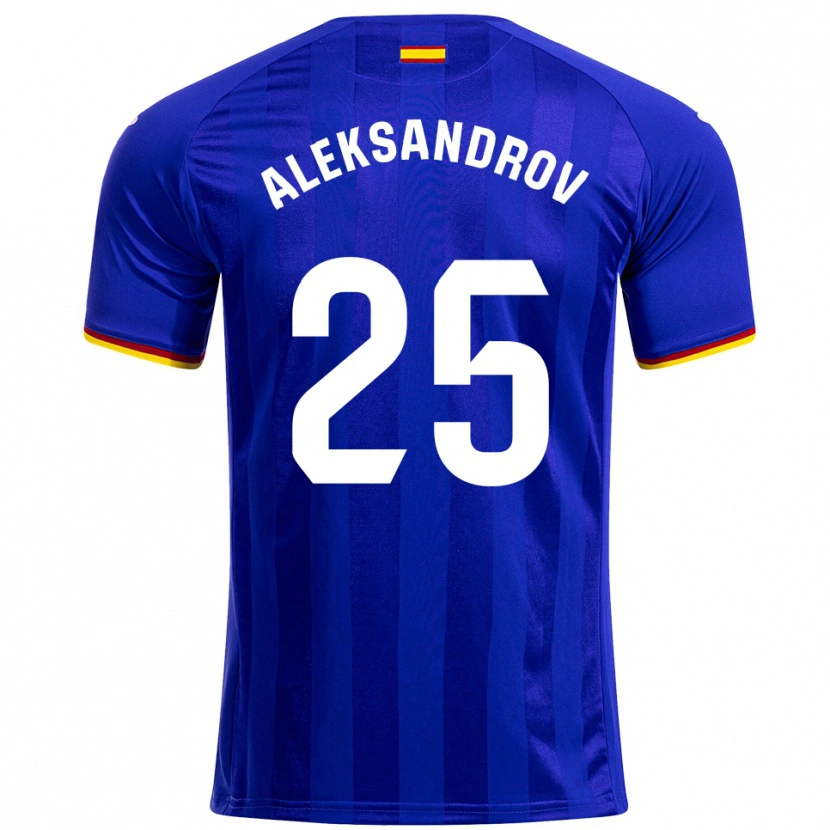 Danxen Herren Mykyta Aleksandrov #25 Blau Rot Gelb Heimtrikot Trikot 2025/26 T-Shirt Schweiz