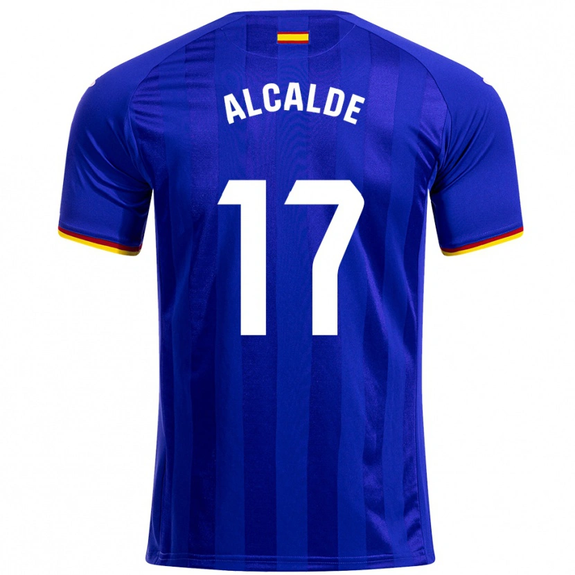 Danxen Herren Jacobo Alcalde #17 Blau Rot Gelb Heimtrikot Trikot 2025/26 T-Shirt Schweiz