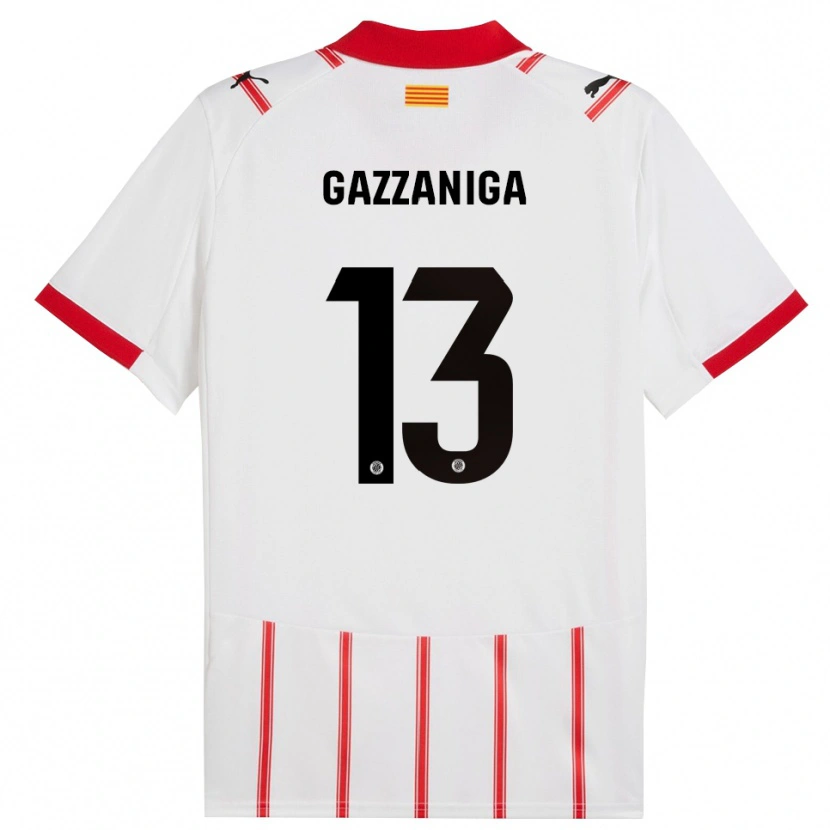Danxen Herren Paulo Gazzaniga #13 Weiß Rot Heimtrikot Trikot 2025/26 T-Shirt Schweiz