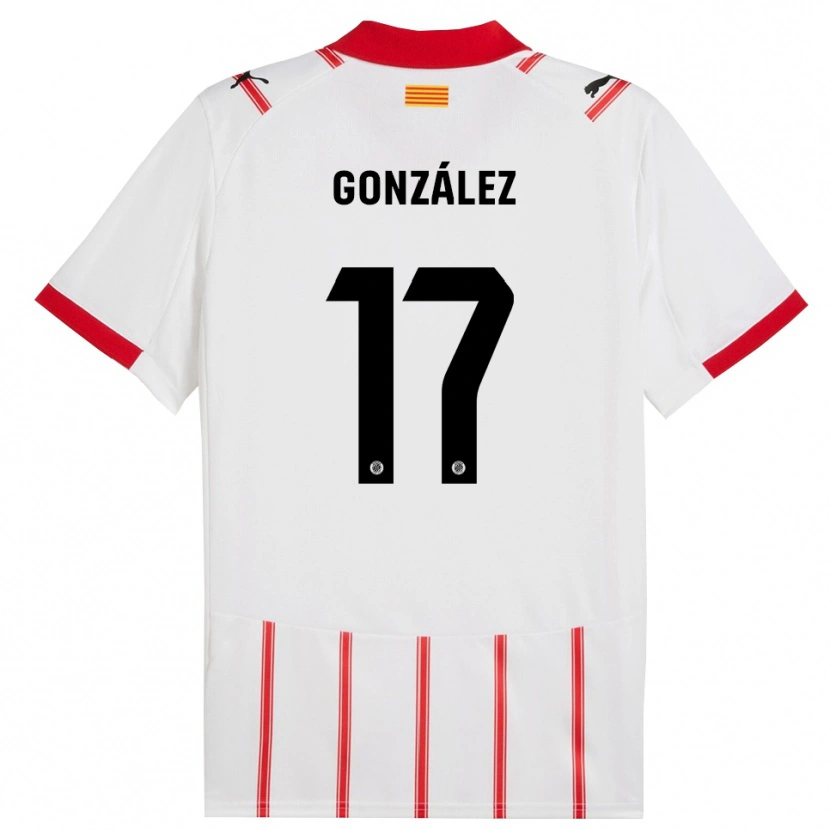 Danxen Herren Mario González #17 Weiß Rot Heimtrikot Trikot 2025/26 T-Shirt Schweiz