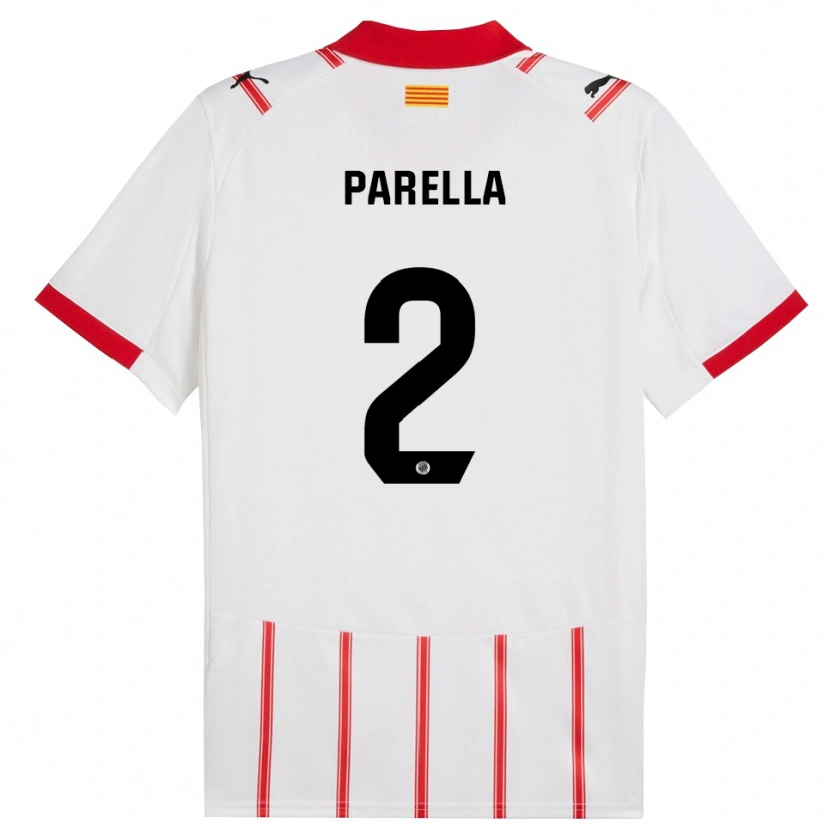 Danxen Herren Virginia Parella #2 Weiß Rot Heimtrikot Trikot 2025/26 T-Shirt Schweiz