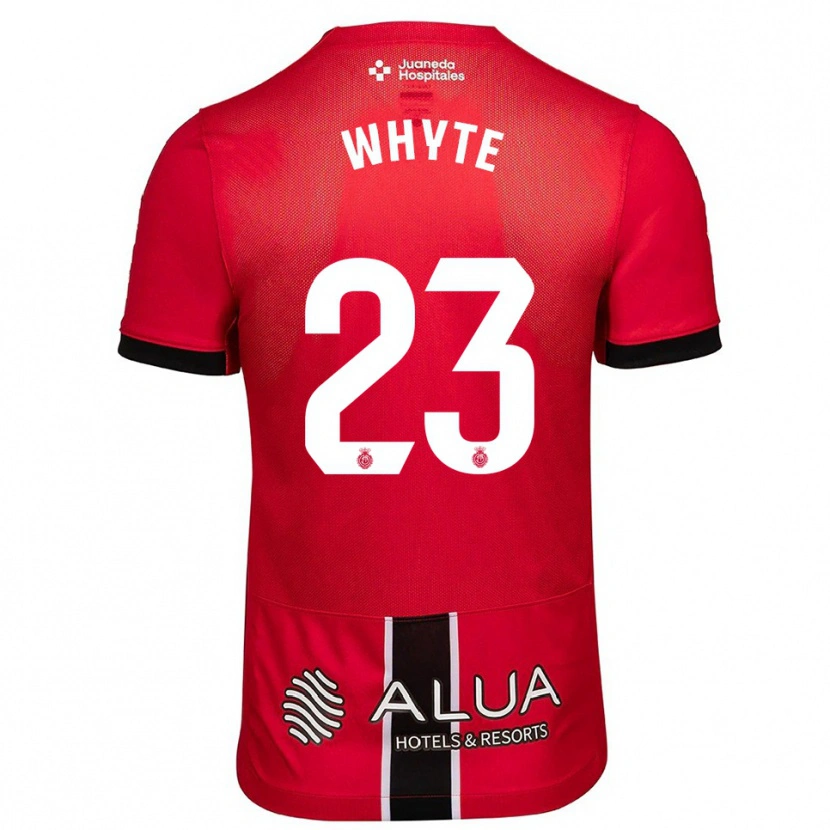 Danxen Herren Michael Whyte #23 Rot Schwarz Heimtrikot Trikot 2025/26 T-Shirt Schweiz