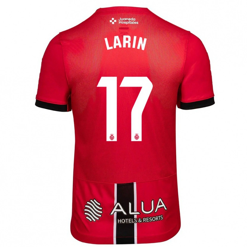 Danxen Herren Cyle Larin #17 Rot Schwarz Heimtrikot Trikot 2025/26 T-Shirt Schweiz