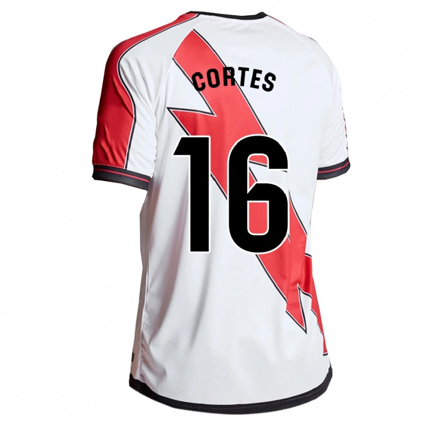 Danxen Herren José Cortés #16 Weiß Rot Heimtrikot Trikot 2025/26 T-Shirt Schweiz