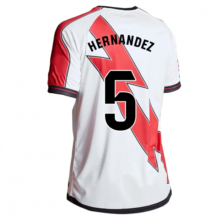 Danxen Herren Aridane Hernández #5 Weiß Rot Heimtrikot Trikot 2025/26 T-Shirt Schweiz