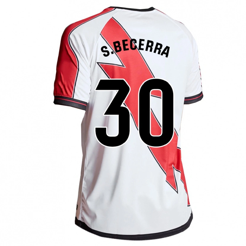 Danxen Herren Samuel Becerra #30 Weiß Rot Heimtrikot Trikot 2025/26 T-Shirt Schweiz