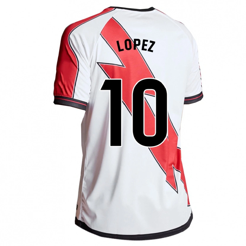 Danxen Herren Asier López #10 Weiß Rot Heimtrikot Trikot 2025/26 T-Shirt Schweiz