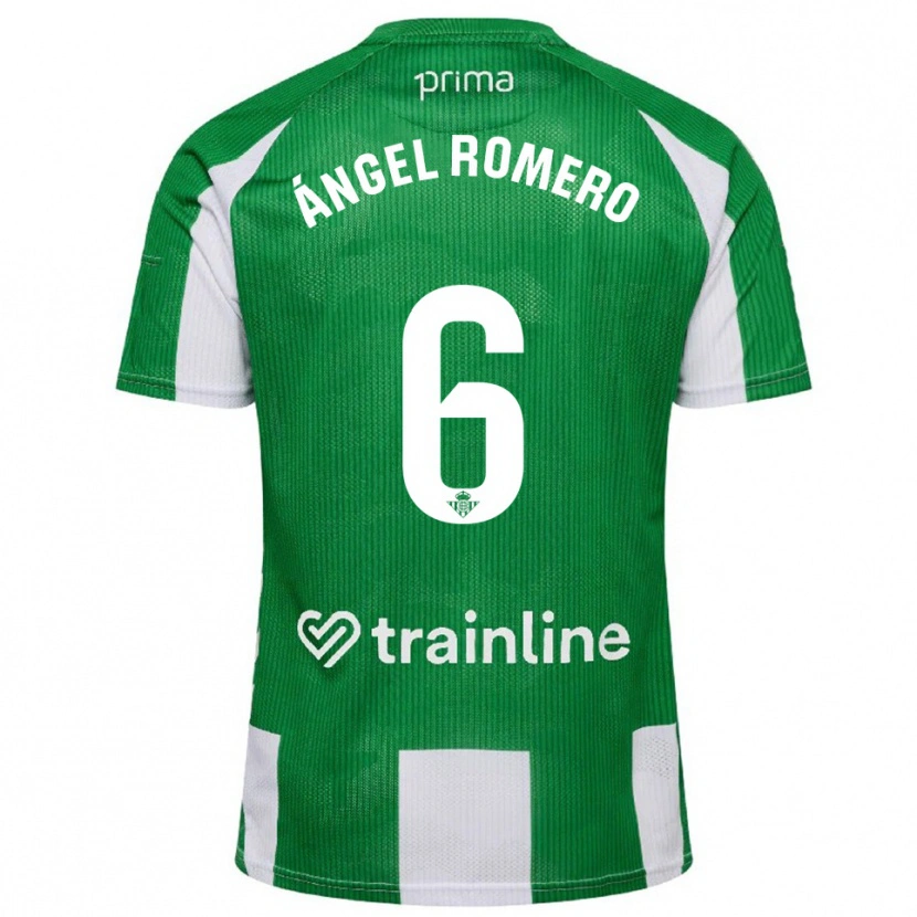 Danxen Herren Miguel Ángel Romero #6 Grün Weiß Heimtrikot Trikot 2025/26 T-Shirt Schweiz