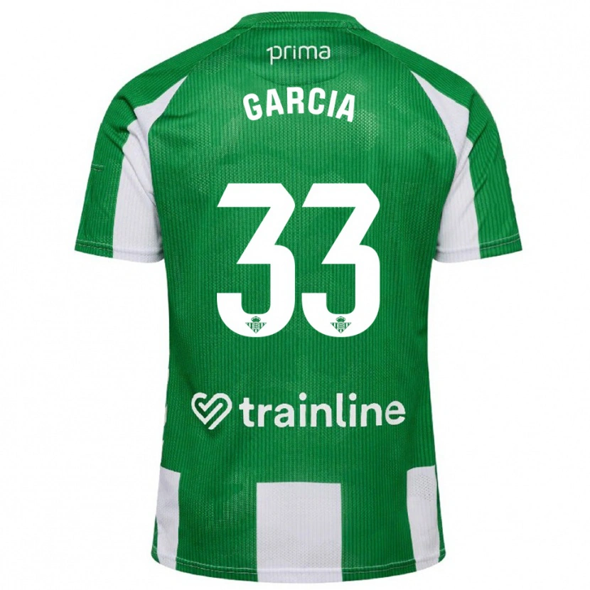 Danxen Herren Pablo García #33 Grün Weiß Heimtrikot Trikot 2025/26 T-Shirt Schweiz
