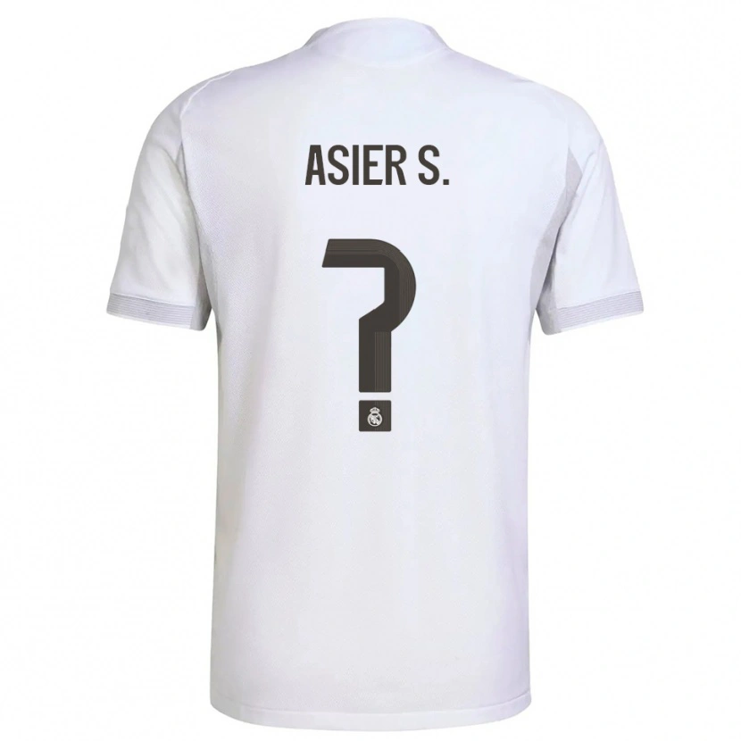 Danxen Herren Asier Sánchez #0 Weiß Gelb Heimtrikot Trikot 2025/26 T-Shirt Schweiz