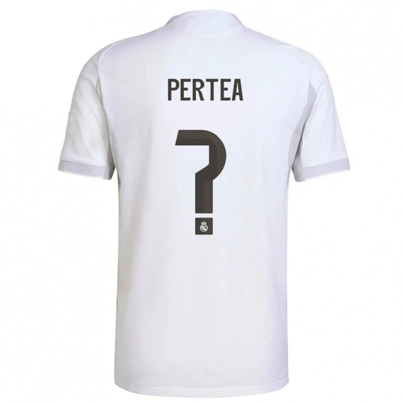 Danxen Herren Raul Perțea #0 Weiß Gelb Heimtrikot Trikot 2025/26 T-Shirt Schweiz