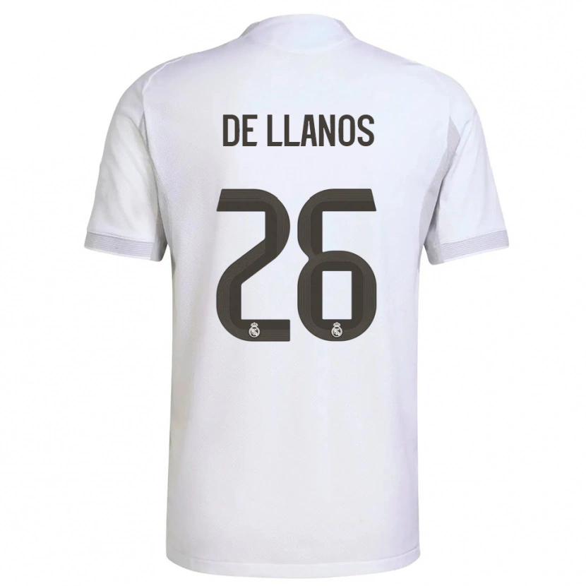 Danxen Herren Hugo De Llanos #26 Weiß Gelb Heimtrikot Trikot 2025/26 T-Shirt Schweiz