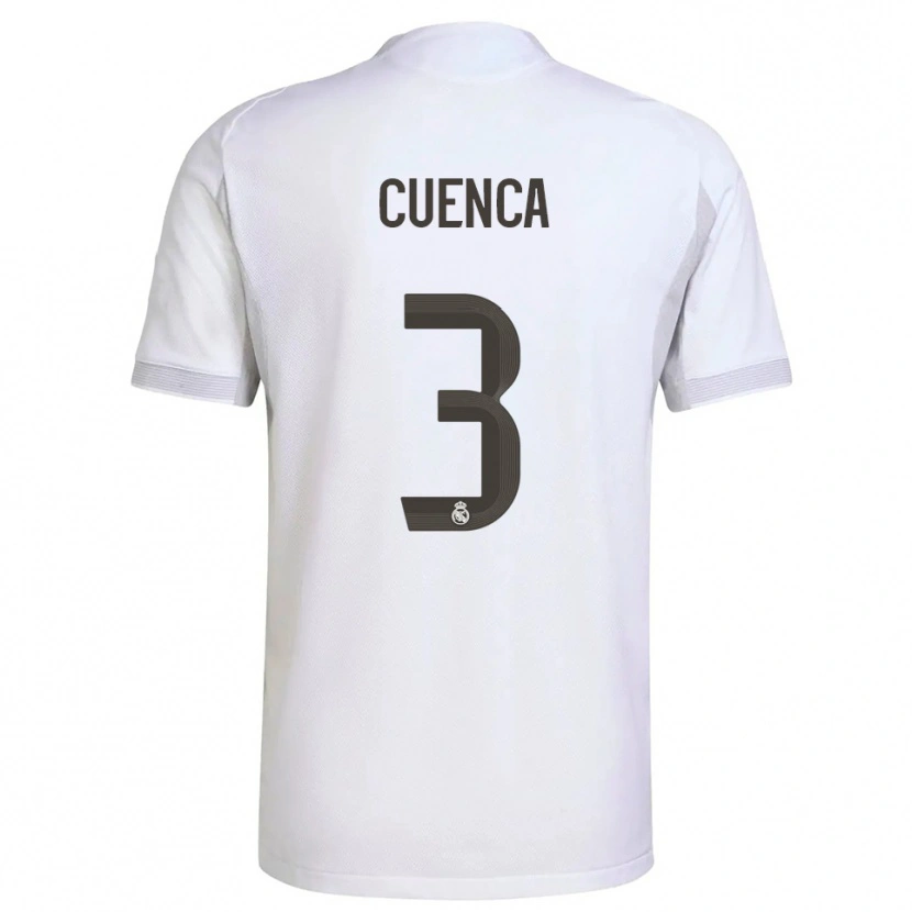 Danxen Herren David Cuenca #3 Weiß Gelb Heimtrikot Trikot 2025/26 T-Shirt Schweiz