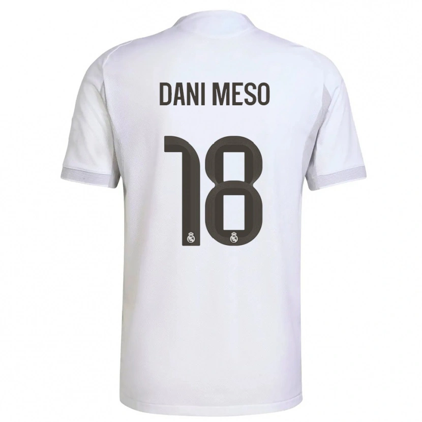 Danxen Herren Dani Meso #18 Weiß Gelb Heimtrikot Trikot 2025/26 T-Shirt Schweiz